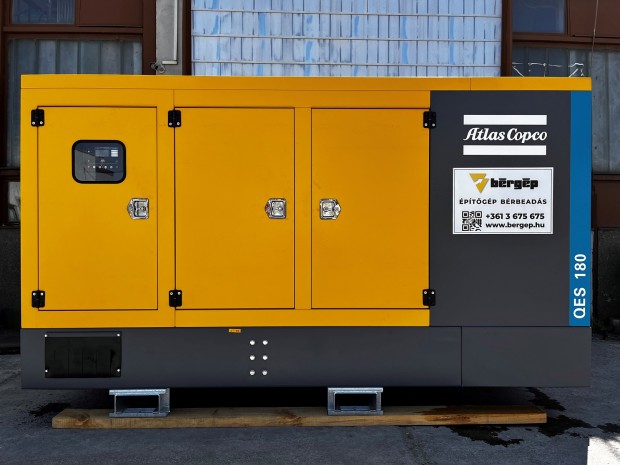 ATLAS COPCO QES180Cd diesel áramfejlesztő