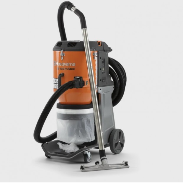 Husqvarna DE 120 nagytisztaságú SZÁRAZ IPARI PORSZÍVÓ